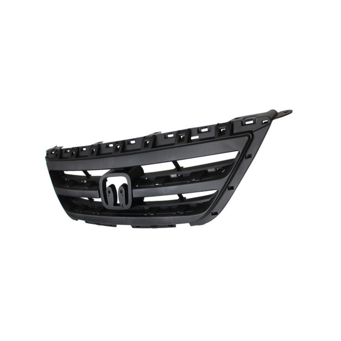 New Front Primed Black Plastic Grille Grill Compatible With HONDA Odyssey Van Fits HO1200178 71121SHJA01