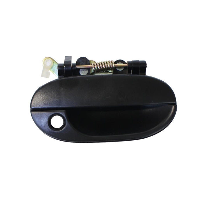 New Replacement For Front Right Passenger Side Black Textured Exterior Outer Door Handle With Key Hole Compatible With HYUNDAI Accent Fits HY1311116 8266022001CA