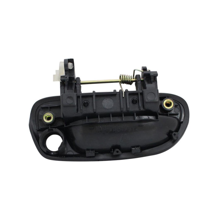 New Replacement Parts Front Left Driver Side Black Smooth Exterior Outer Door Handle Compatible With HYUNDAI Accent Fits HY1310101 8265025000CA