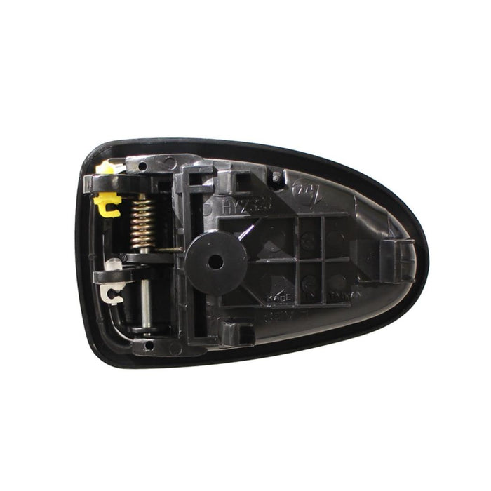 Interior Front Door Handle Compatible with 2000-2006 Hyundai Accent Black Hatchback/Sedan (=Rear) Driver Side