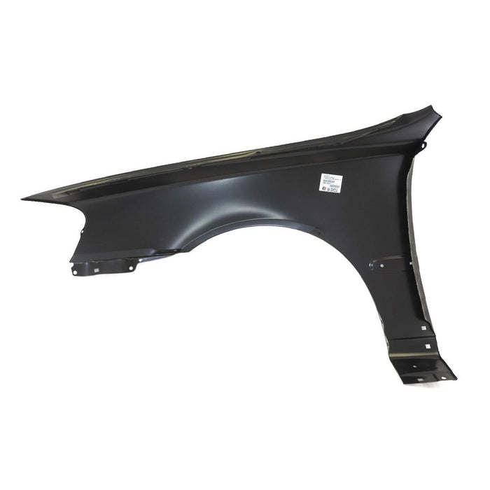 Front Fender Compatible with 2000-2002 Hyundai Accent with Rocker Panel Molding Holes Passenger Side