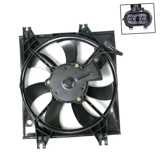 New Replacement For Front AC Condenser Fan Compatible With HYUNDAI Accent Fits HY3113104 9773525100