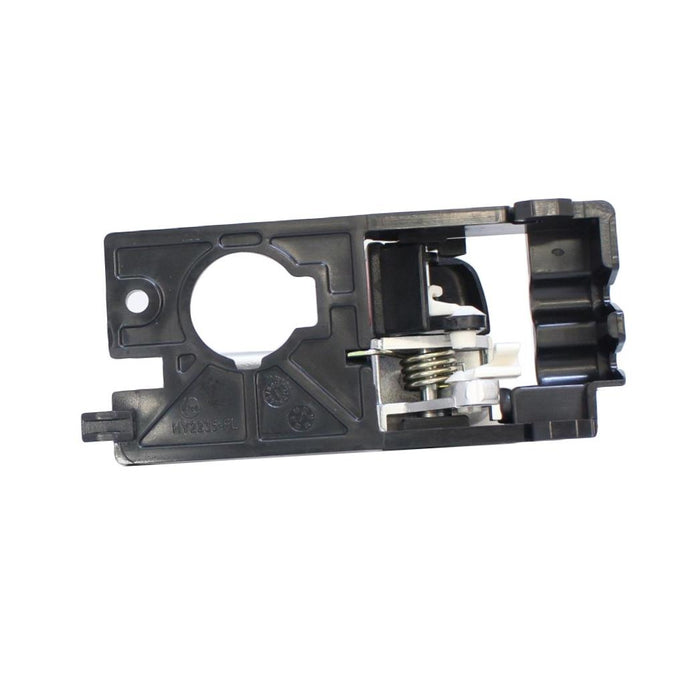 CarPartsDepot New Replacement Parts New Replacement For Front Left Driver Side Black Knob Silver Lever Interior Inside Door Handle With Keyless Entry Type Compatible With HYUNDAI Accent Hatchback