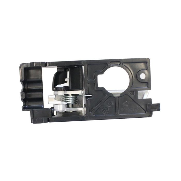 Front Right Passenger Side Black Knob Silver Lever Interior Inside Door Handle With Keyless Entry Type Compatible With HYUNDAI Accent Hatchback Fits HY1353119 826201E010WK