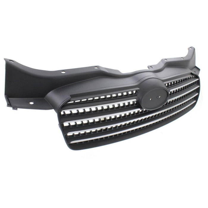 New Front Black Plastic Grille Grill With Chrome Insert Upper Cover Compatible With HYUNDAI Accent Fits HY1200143 8.63601E+16