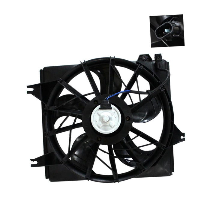 New Replacement For Front Radiator Cooling Fan Compatible With HYUNDAI Tiburon Elantra Fits HY3115102 2535029000