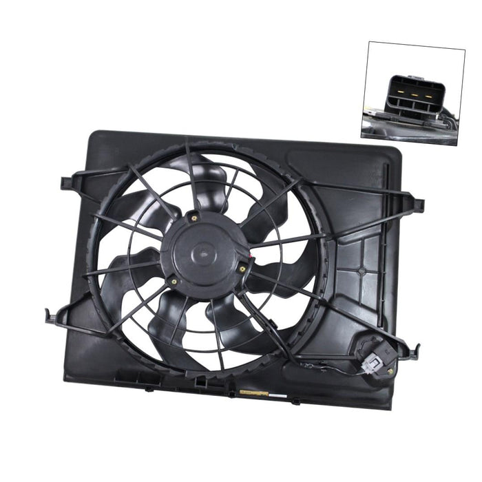 Cooling Fan Assembly Replacement for Hyundai 253802H150 AutoAndArt