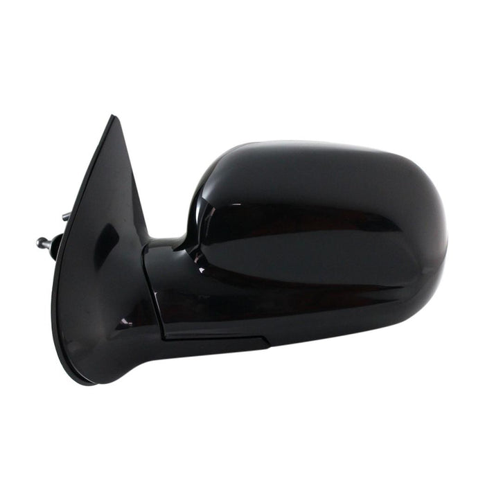 New Replacement For Front Left Driver Side Manual Black Side View Door Mirror Compatible With HYUNDAI Santa Fe Fits HY1320142 8761026001CA