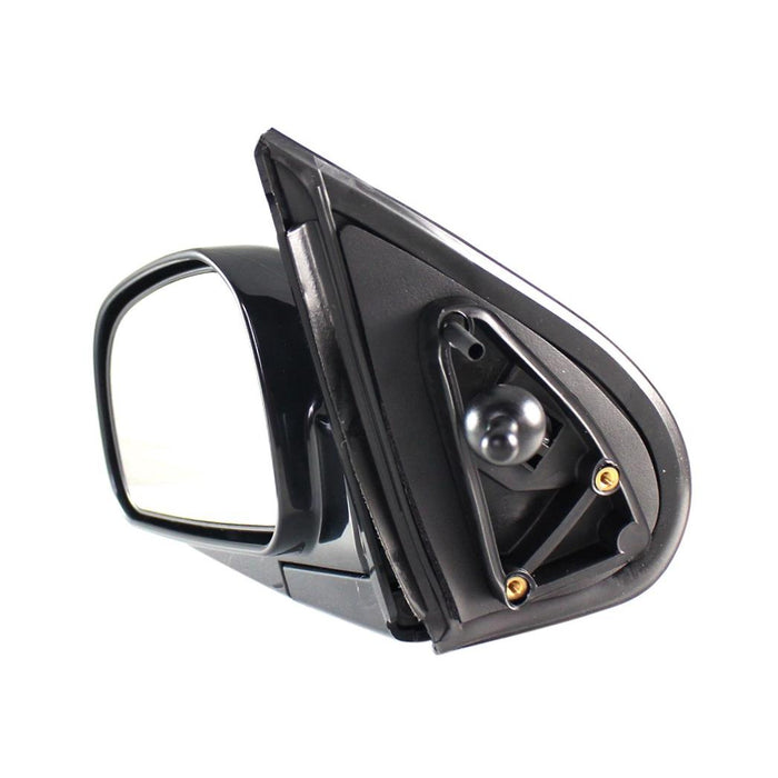 New Replacement For Front Left Driver Side Manual Black Side View Door Mirror Compatible With HYUNDAI Santa Fe Fits HY1320142 8761026001CA