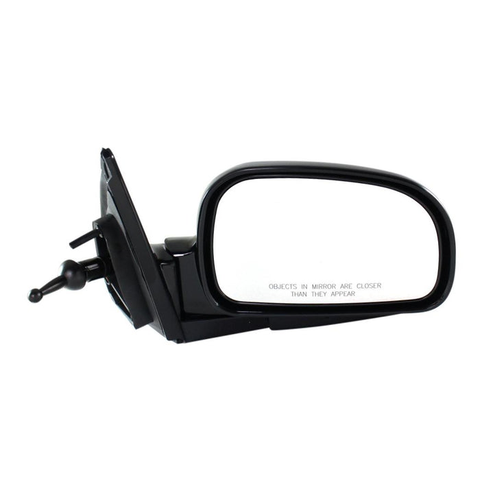 New Replacement For Front Right Passenger Side Manual Black Side View Door Mirror Compatible With HYUNDAI Santa Fe Fits HY1321142 8762026501CA