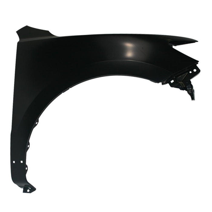 CARPARTSDEPOT Passenger Side Front Fender HY1241139 Primered Black 07-09 Compatible With HYUNDAI Santa Fe