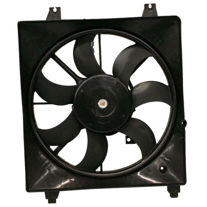 New Replacement For Front Radiator Cooling Fan Compatible With HYUNDAI Santa Fe W/O Towing Package Fits HY3115113 253502B000