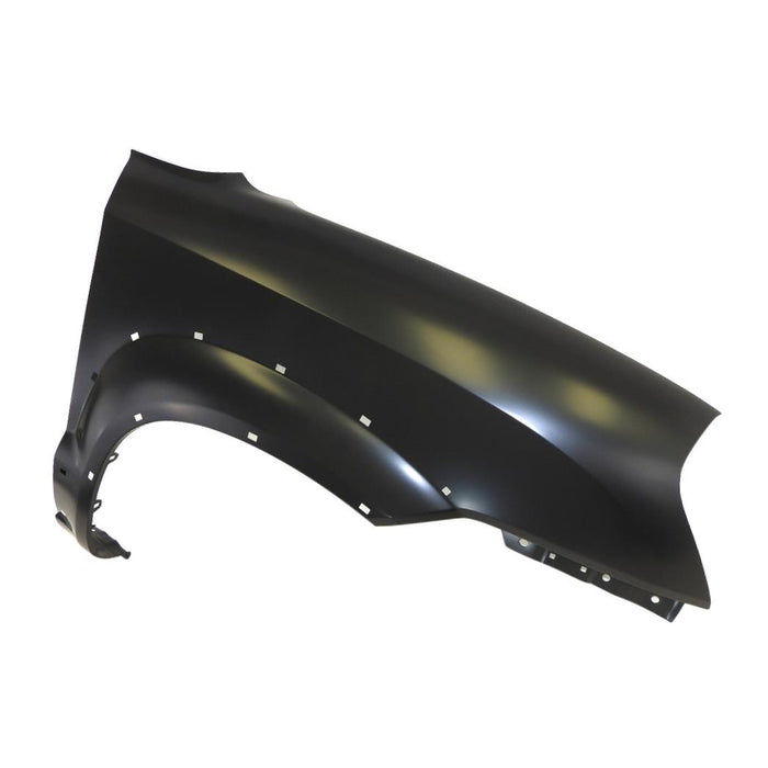 New Replacement For Front Right Passenger Side Fender Assembly W/O Side Marker Lamp Hole With Molding Hole Compatible With HYUNDAI Tucson Fits HY1241136 663212E110