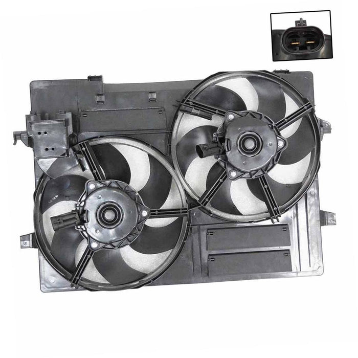 CarPartsDepot New Replacement Parts Front Radiator Cooling Fan Compatible With JAGUAR X-Type