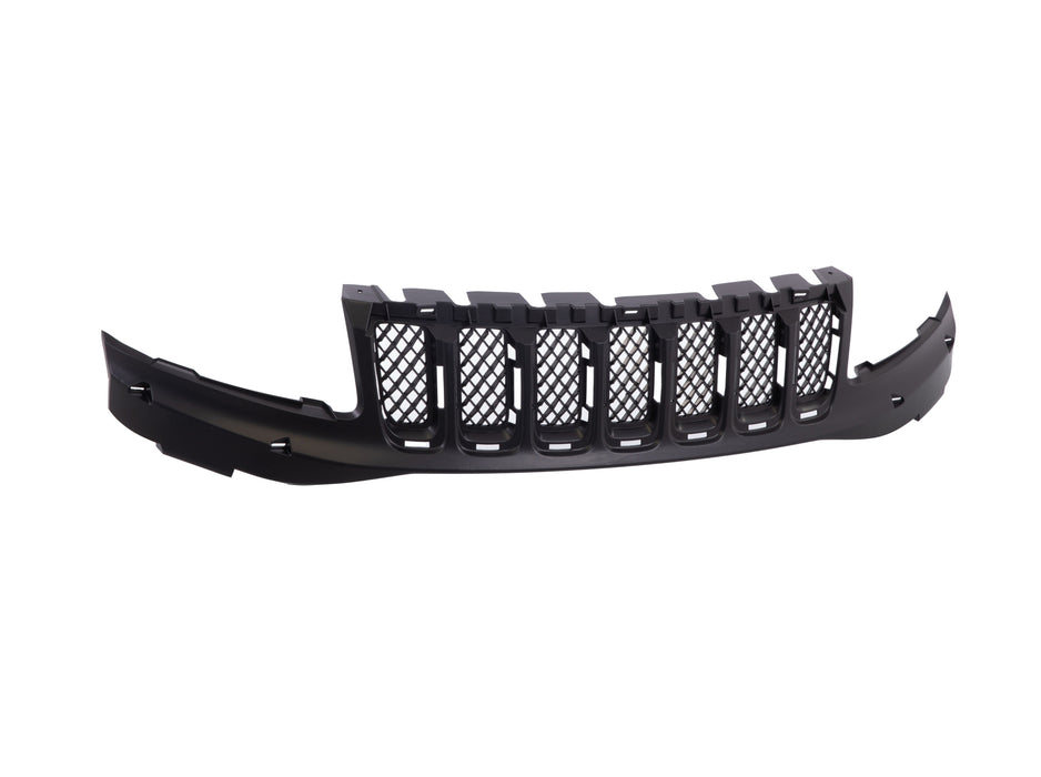 JustDrivably Replacement Parts Front Grille Grill Assembly With Black Shell With Black Insert Compatible With Jeep Compass 2011 2012 2013 2014 2015 2016 2017