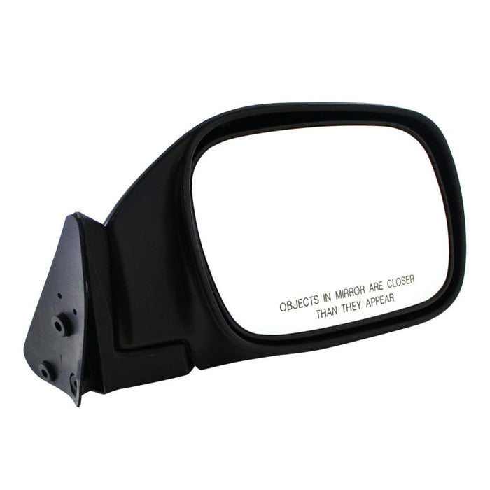 Passengers Manual Side View Mirror Textured Replacement for Jeep SUV 55154946AC