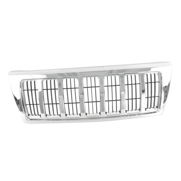 New Replacement Parts Front BLACK WITH CHROMED FRAME Grille Compatible With Grand Cherokee Limited XB92TSTAC CH1200298