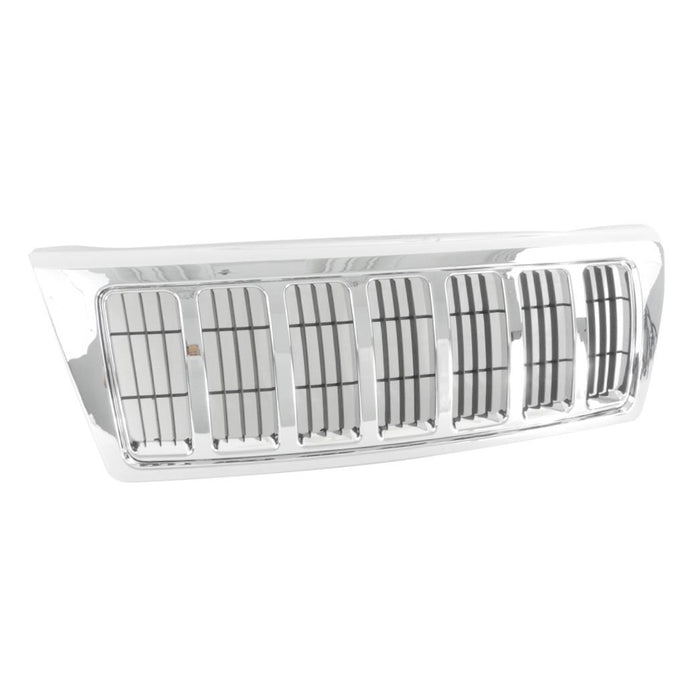 New Replacement Parts Front BLACK WITH CHROMED FRAME Grille Compatible With Grand Cherokee Limited XB92TSTAC CH1200298