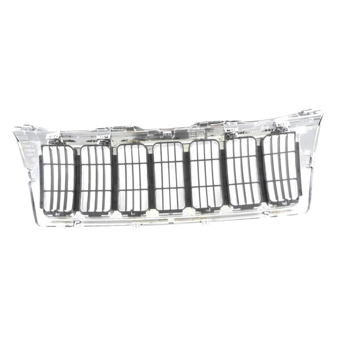 New Replacement Parts Front BLACK WITH CHROMED FRAME Grille Compatible With Grand Cherokee Limited XB92TSTAC CH1200298