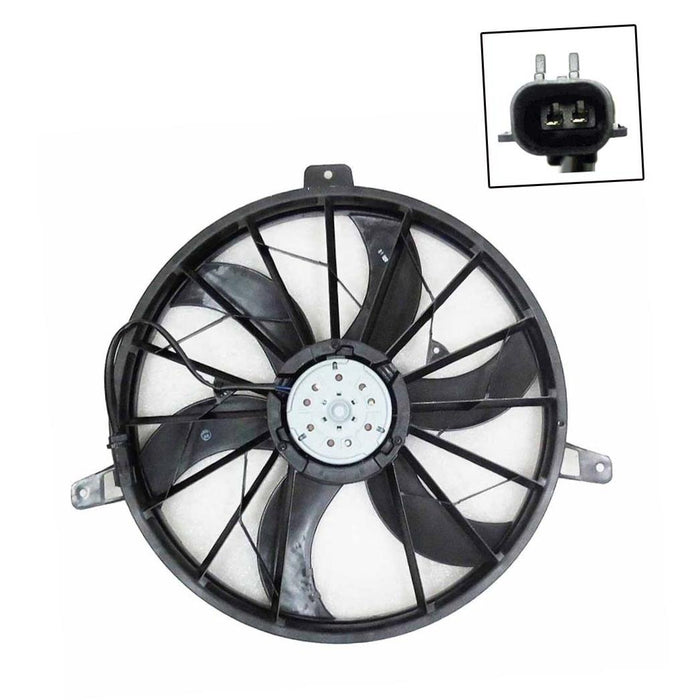 CarPartsDepot CH3116115 99-07 Compatible With JEEP Liberty 3.7L Cooling Fan Motor Radiator Fan Motor