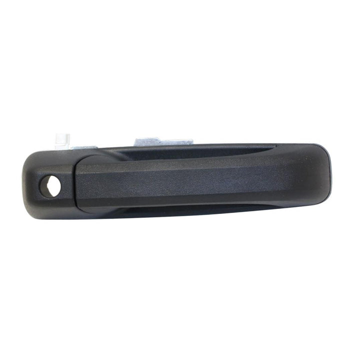 New Replacement Parts Front Right Passenger Side Black Textured Exterior Outer Door Handle With Key Hole Compatible With JEEP Commander Grand Cherokee Fits CH1311135 55394236AI