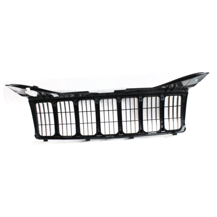 CarPartsDepot, SUV Front Painted Black Grille 2PCS Style Raw Black Cross Bar Insert, 400-26606 CH1200283 5JF941XRAE