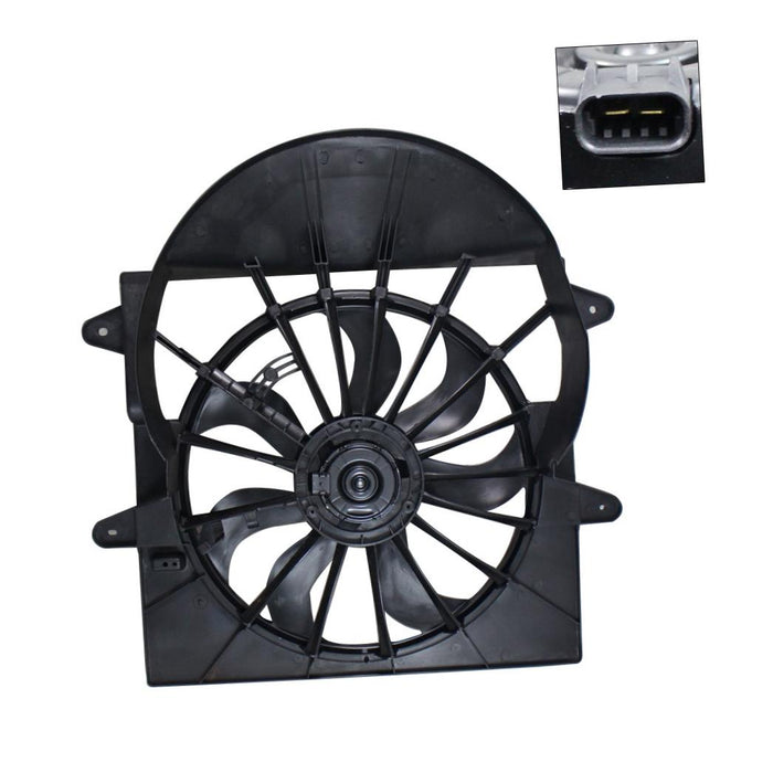 Radiator Cooling Fan w/ Shroud 5143208AA for Jeep Commander Grand Cherokee SUV