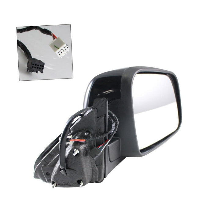 Front Right Passenger Side Power Heated Manual Folding W/O Blind Spot Detection Side View Door Mirror Compatible With JEEP Cherokee SRT-8 Fits CH1321360 1WW44WS2AB