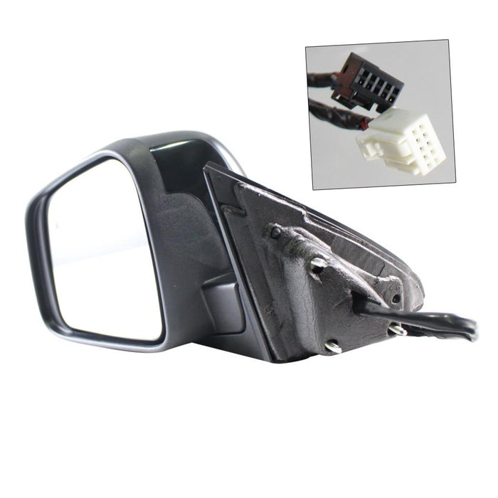 Front Left Driver Side Power Heated Manual Folding With Blind Spot Detection Side View Door Mirror Compatible With JEEP Grand Cherokee SRT-8 Fits CH1320361 1WW49WS2AB