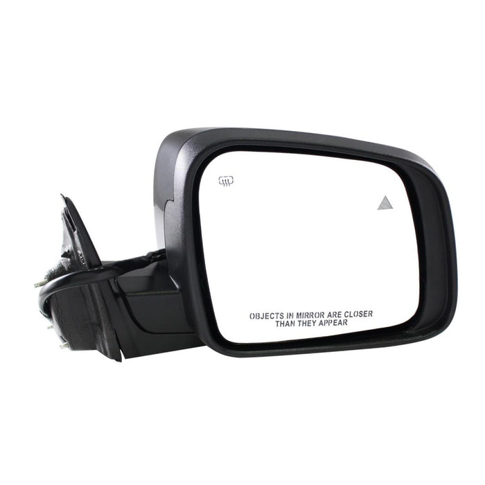 Front Right Passenger Side Power Heated Manual Folding With Blind Spot Detection Side View Door Mirror Compatible With JEEP Grand Cherokee SRT-8 Fits CH1321361 1WW48WS2AB