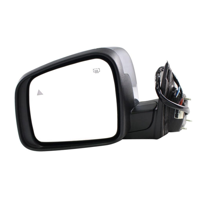 Crash Parts Plus Driver Side Chrome Heated Mirror for 2011-2015 Jeep Grand Cherokee