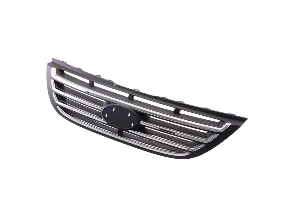 New Front Chrome Black Grille Grill Replacement Include Molding Compatible With KIA Spectra Fits KI1200127 863502F500