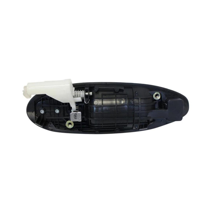 New Replacement Parts Rear Left Driver Side Black Housing Chrome Lever Exterior Outer Door Handle Compatible With HYUNDAI Sonata KIA Magentis Optima Fit KI1520111 836503C021