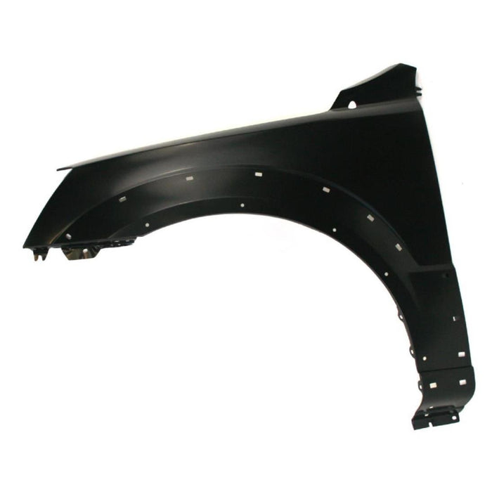 CarPartsDepot, Driver Left Side Front Fender with Moulding Holes Primered Steel LH, 371-27294-01 KI1240112 663113E121