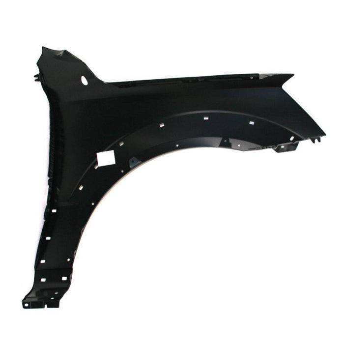 CarPartsDepot, Driver Left Side Front Fender with Moulding Holes Primered Steel LH, 371-27294-01 KI1240112 663113E121