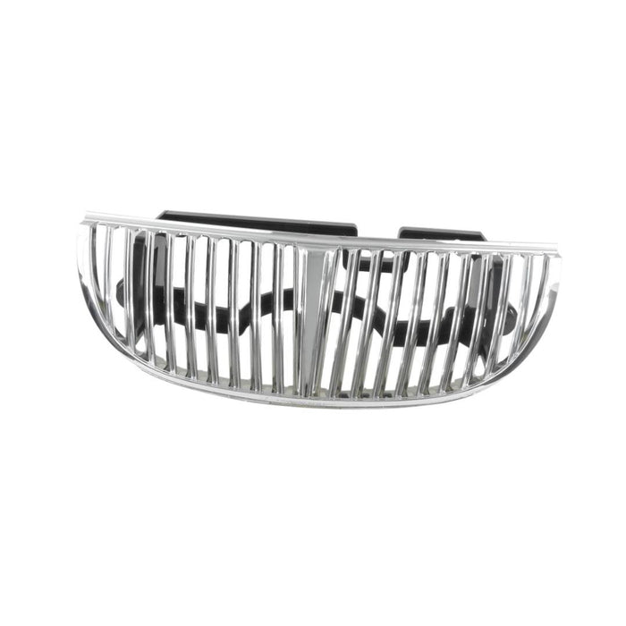 Grille Assembly Compatible with 1998-2002 Lincoln Town Car Chrome Shell and Insert