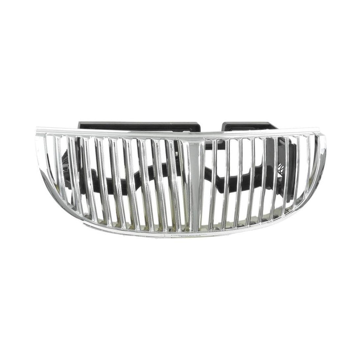 Grille Assembly Compatible with 1998-2002 Lincoln Town Car Chrome Shell and Insert