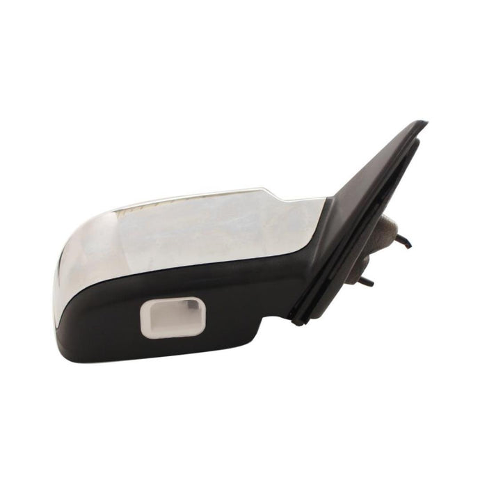Front Right Passenger Side Power Heated With Puddle Lamp With Memory W/O BLIS Chrome Side View Door Mirror Compatible With LINCOLN MKZ Zephyr Fits FO1321322 6H6Z17D742CA