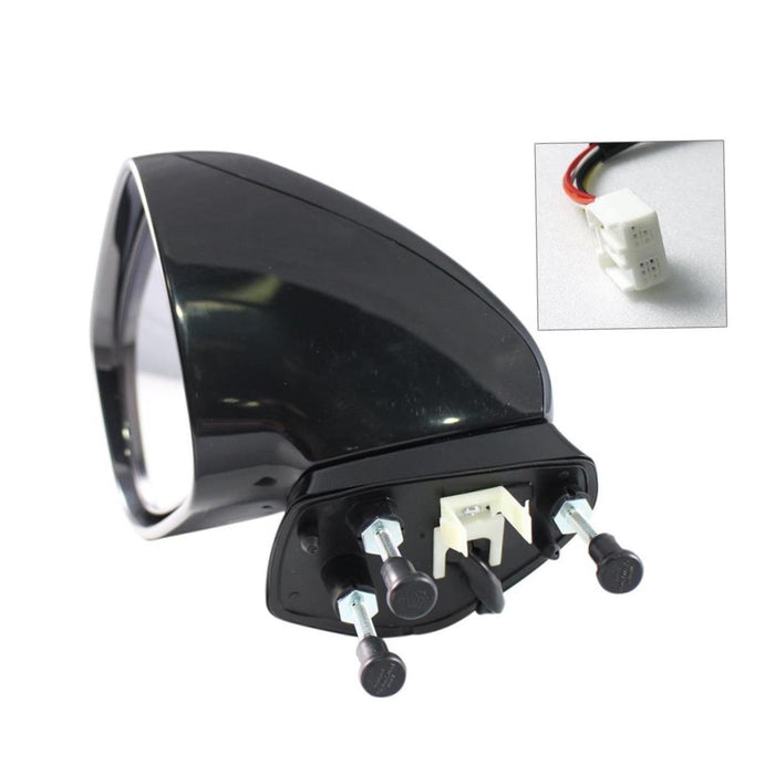 2006-2008 Compatible With LEXUS IS250 Front,Left Driver Side DOOR MIRROR POWER,HEATED,WITH PUDDLE LAMP,WITHOUT LUXURY PKG