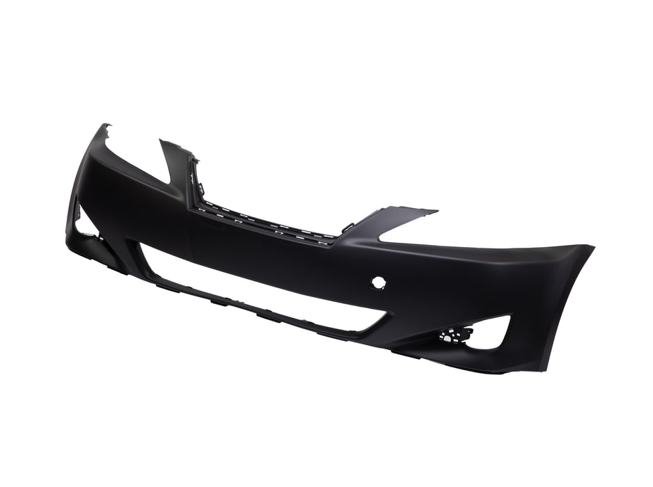 JustDrivably Replacement Parts Front Bumper Cover Assembly Without Headlight Washer Holes Compatible With Lexus IS250 IS350 2006 2007 2008