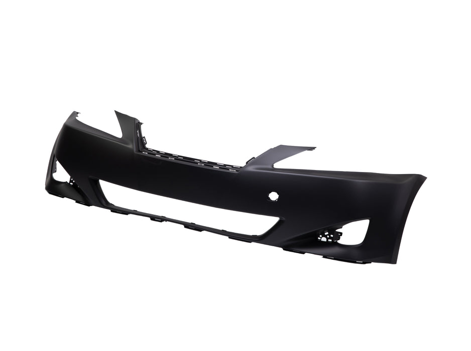 JustDrivably Replacement Parts Front Bumper Cover Assembly Without Headlight Washer Holes Compatible With Lexus IS250 IS350 2006 2007 2008