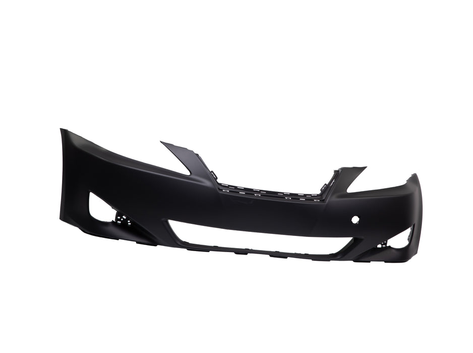 JustDrivably Replacement Parts Front Bumper Cover Assembly Without Headlight Washer Holes Compatible With Lexus IS250 IS350 2006 2007 2008