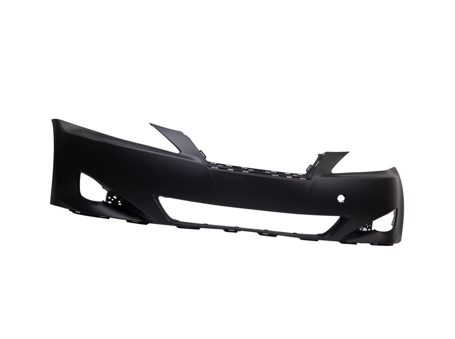 JustDrivably Replacement Parts Front Bumper Cover Assembly Without Headlight Washer Holes Compatible With Lexus IS250 IS350 2006 2007 2008