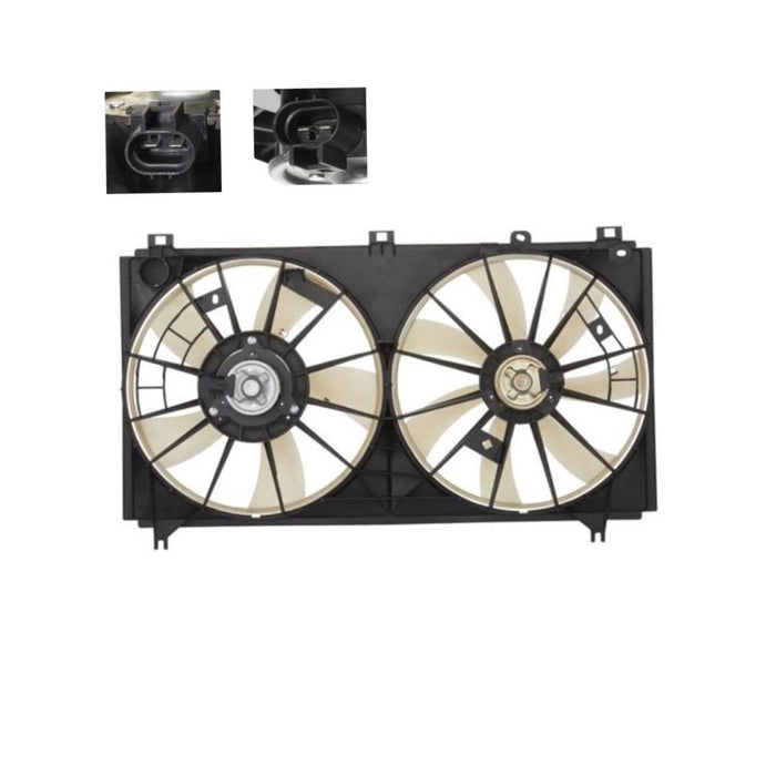 LX IS-250 2.5L 06- DUAL COOLING FAN