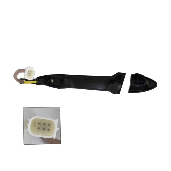 Front Right Passenger Side Black Primed Exterior Outer Door Handle With Sensor Button Compatible With LEXUS LS460 IS F IS350 IS250 ES350 LS600h Fits LX1311104 6921753021C1