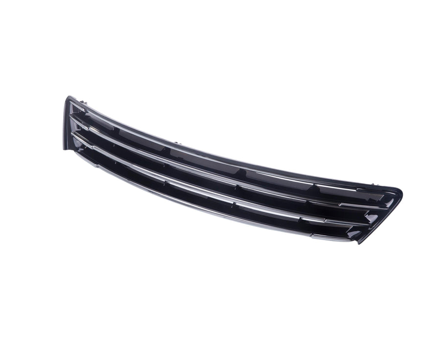 Grille Assembly Compatible with 2002-2003 Lexus ES300 Black Shell and Insert with Chrome Molding