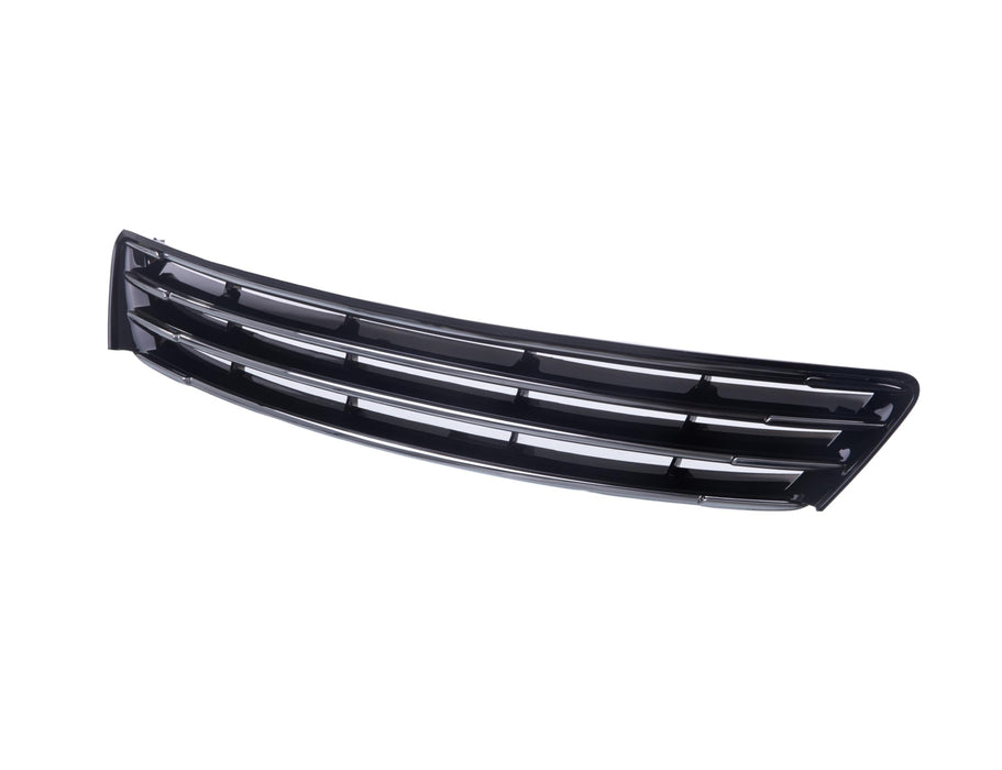 Grille Assembly Compatible with 2002-2003 Lexus ES300 Black Shell and Insert with Chrome Molding