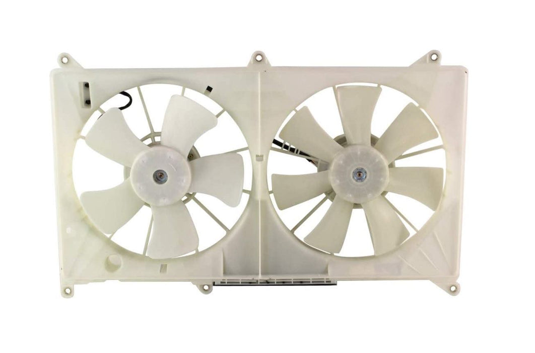 New Replacement Parts Dual Radiator and Condenser Fan Assembly for 1998-2003 GS300 6Cyl 1998-2000 GS400 8Cyl 1998-2005 GS430 8Cyl Fits LX3115101 1636346040-PFM