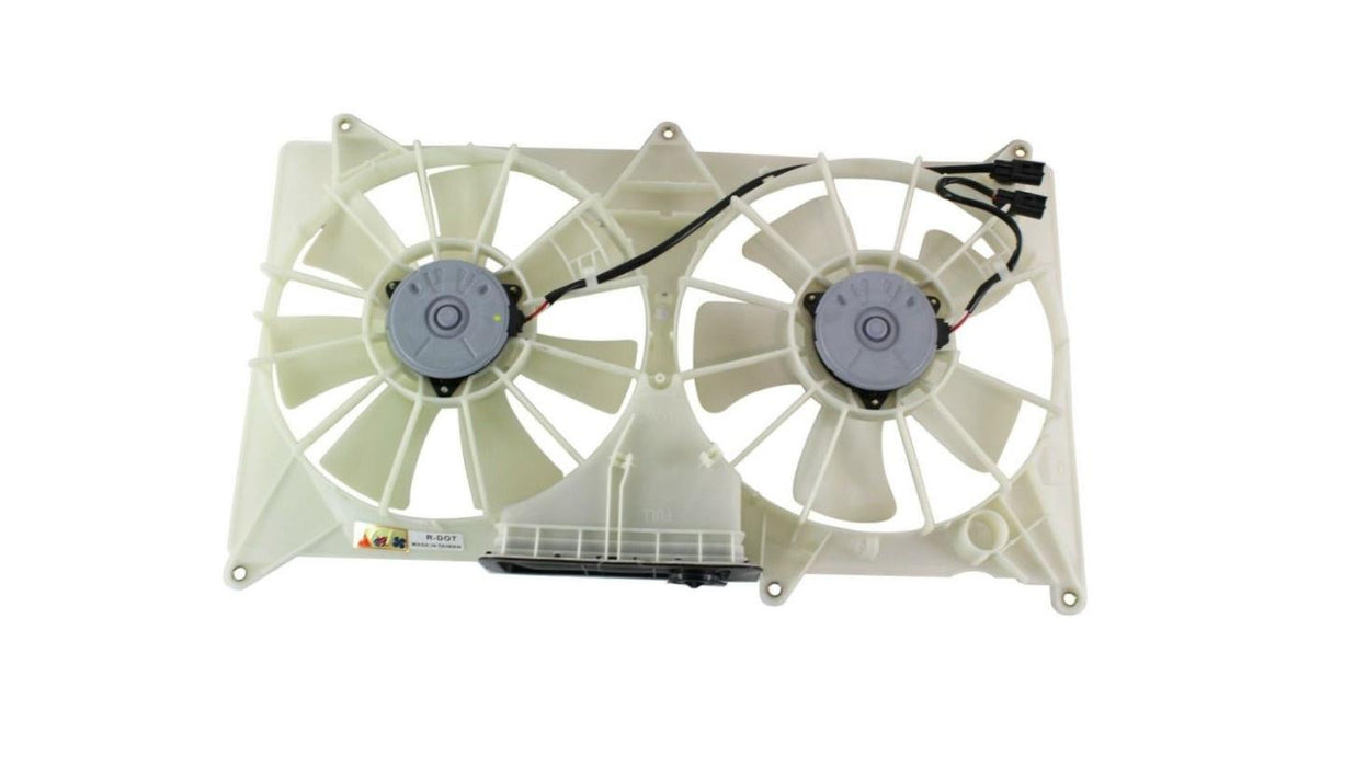 New Replacement Parts Dual Radiator and Condenser Fan Assembly for 1998-2003 GS300 6Cyl 1998-2000 GS400 8Cyl 1998-2005 GS430 8Cyl Fits LX3115101 1636346040-PFM