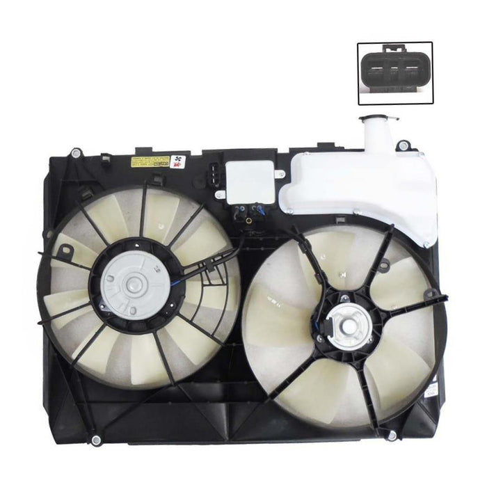 New Replacement Parts Front Radiator Cooling Fan W/O Control Module Unit Compatible With LEXUS RX330 Fits LX3115109 1636320270
